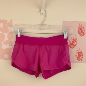 Ivivva Lululemon bright pink shorts. Size 8